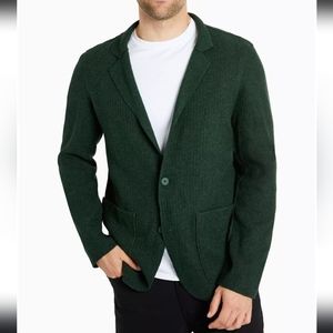 NWT Kenneth Cole Men's Loose Fit Knit Flex Sport Coat Green Blazer Medium 44R